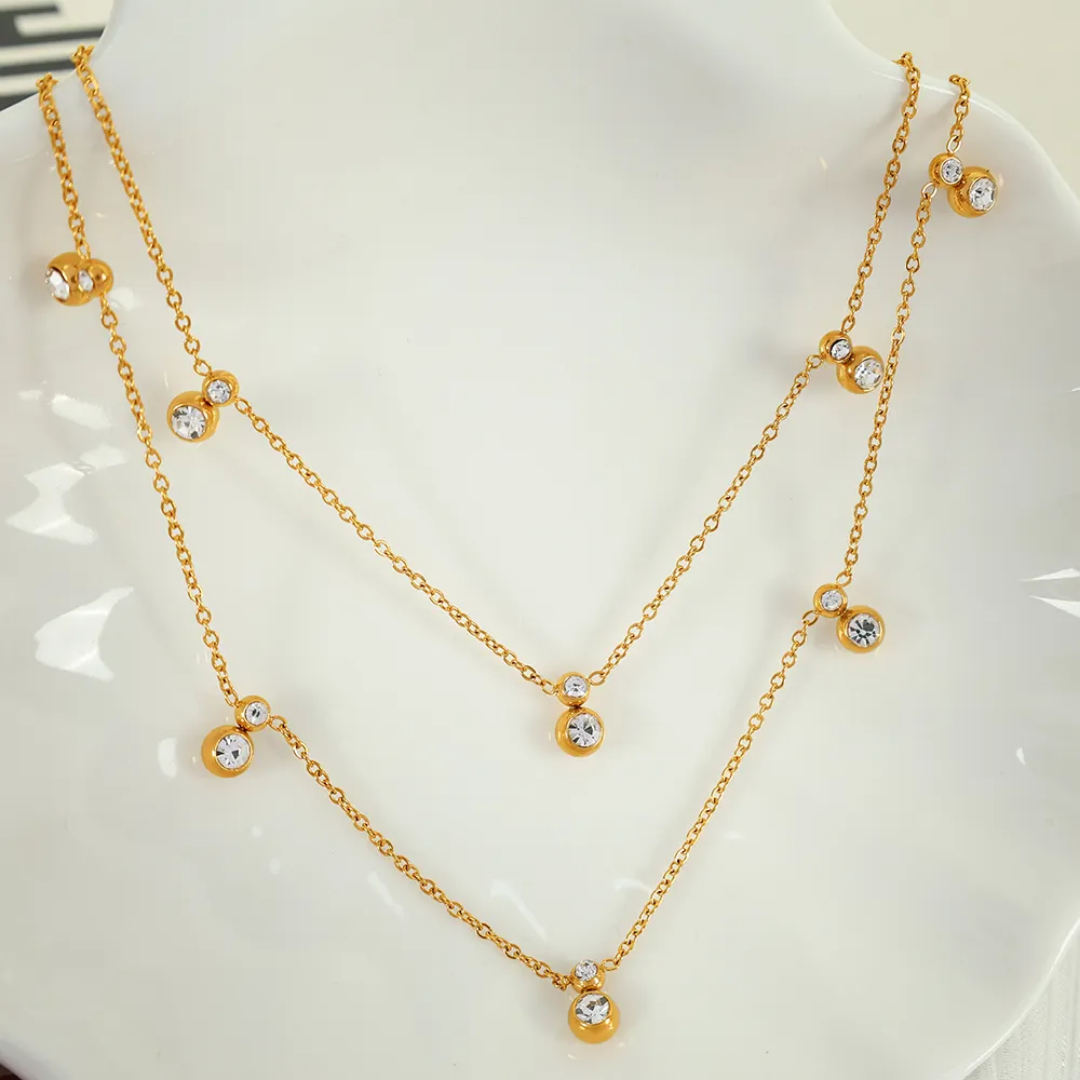 Miana Dainty Diamonds Necklace❤️