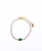 Lisa Emerald Tennis Bracelet