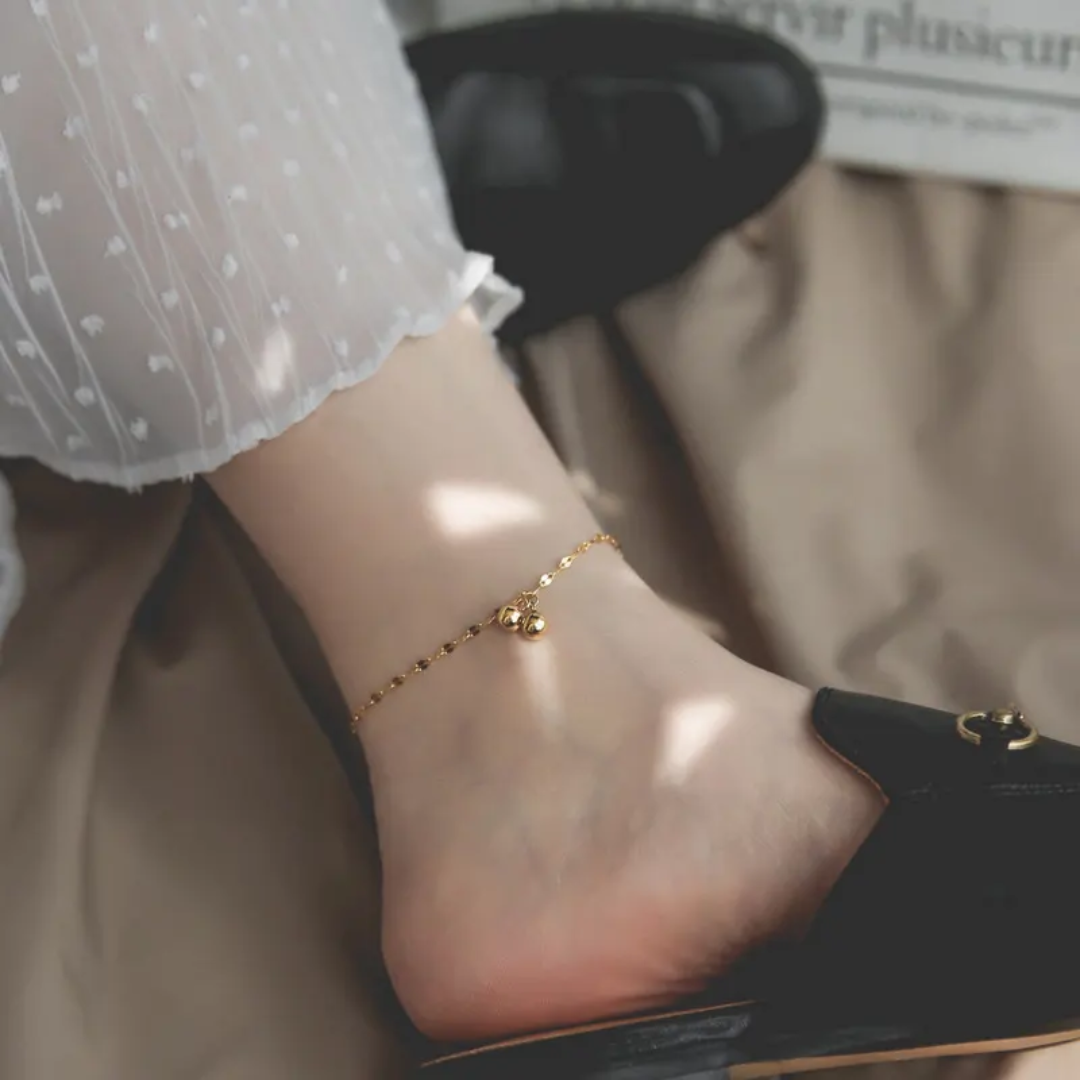 Gleam Balls Gold Anklet