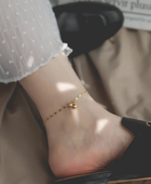 Gleam Balls Gold Anklet
