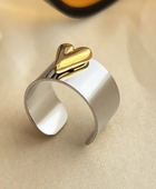 Aula Heart Bold Rings
