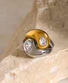 Romie Dual Colour Statement Ring