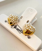 Polima Pearl Heart Earrings