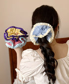 Rizzo Checkered Scrunchies