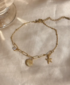 Peuri Shell Gold Anklet✨