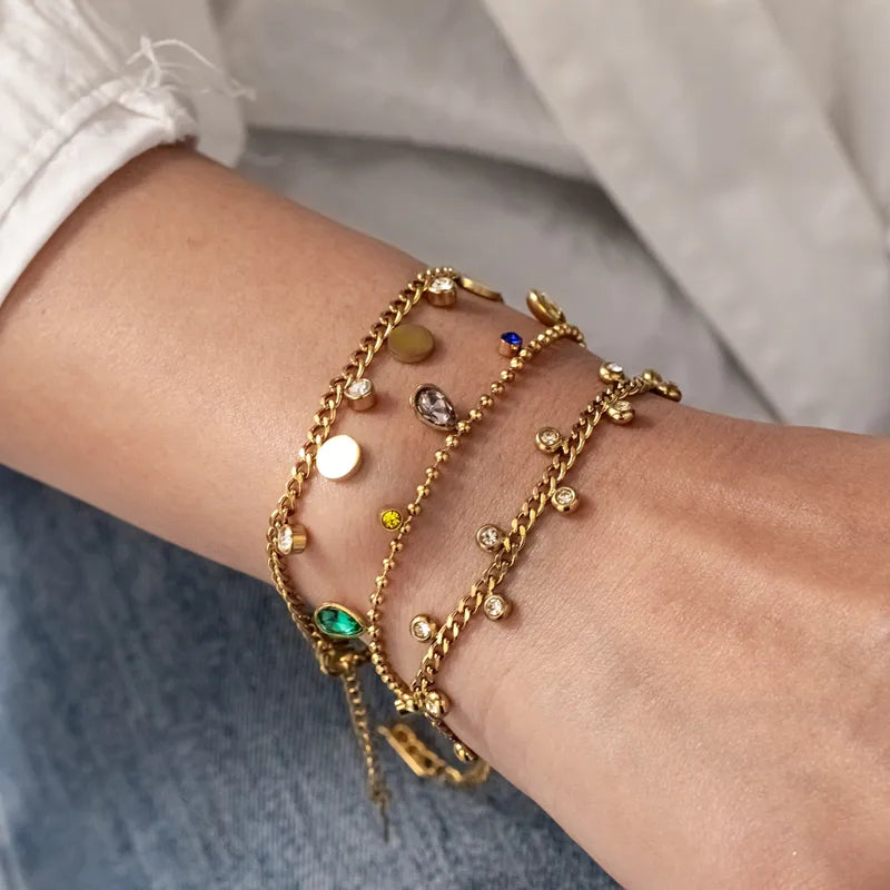 Genia Multicolour Drop Bracelet