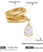 Veronica Hanging Diamond Earcuffs (SINGLE)✨