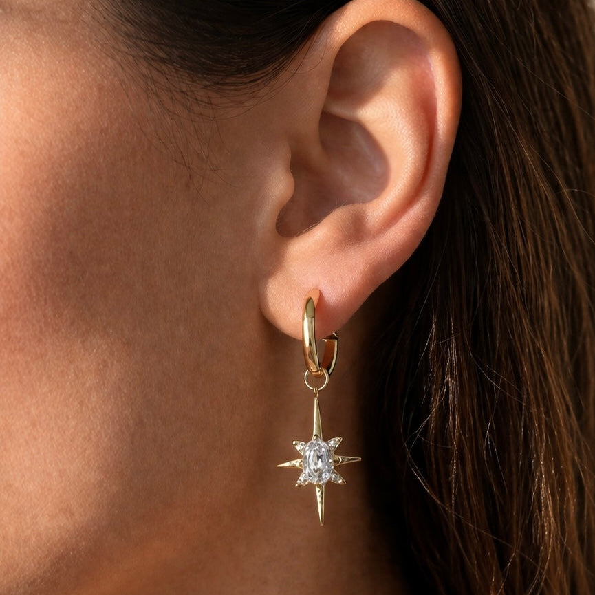 Jubilna Starlight Gold Earrings✨