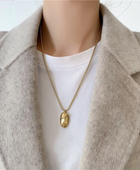 Face off Gold Necklace✨