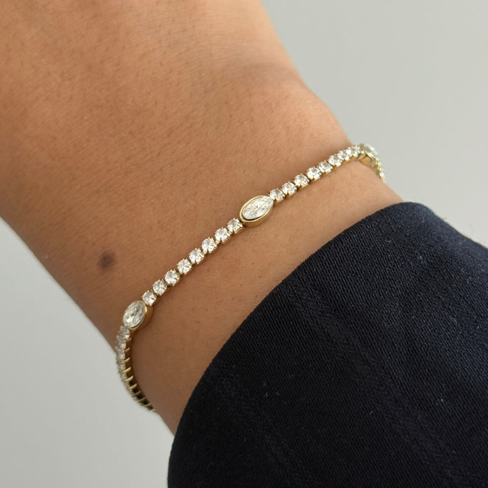 Tasha Oval Tennis Bracelet