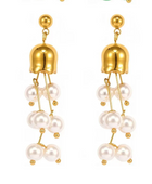 Growing  Pearl Jhumar Earrings
