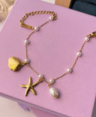 Pixel Shell Beachy Bracelet