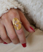 Statement Fusi Gold Ring