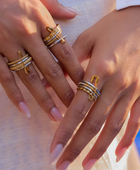 Mouni Stackable Pin Ring