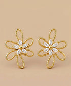 Uma Flower Diamond Earrings