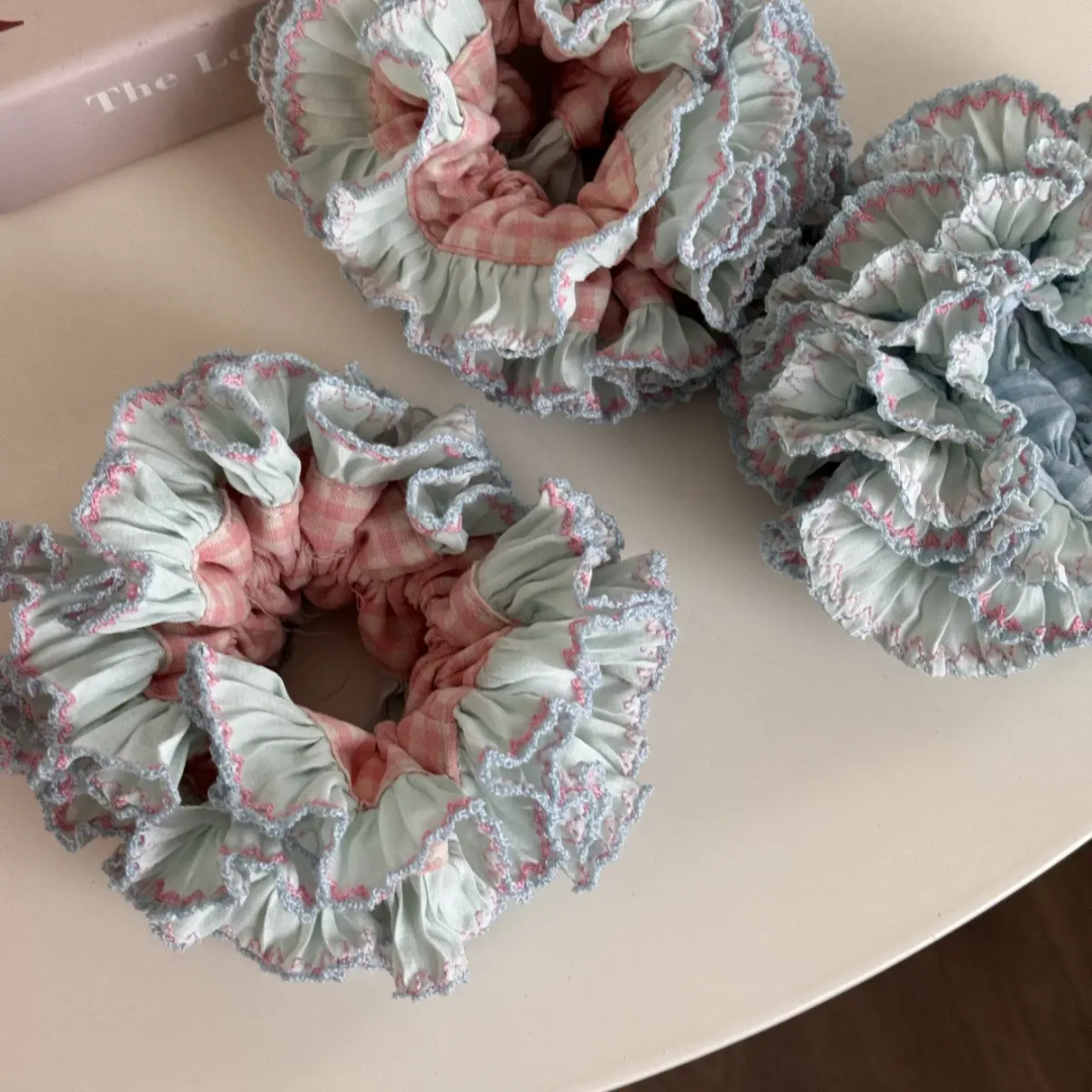 Veronica Frill Big Scrunchies