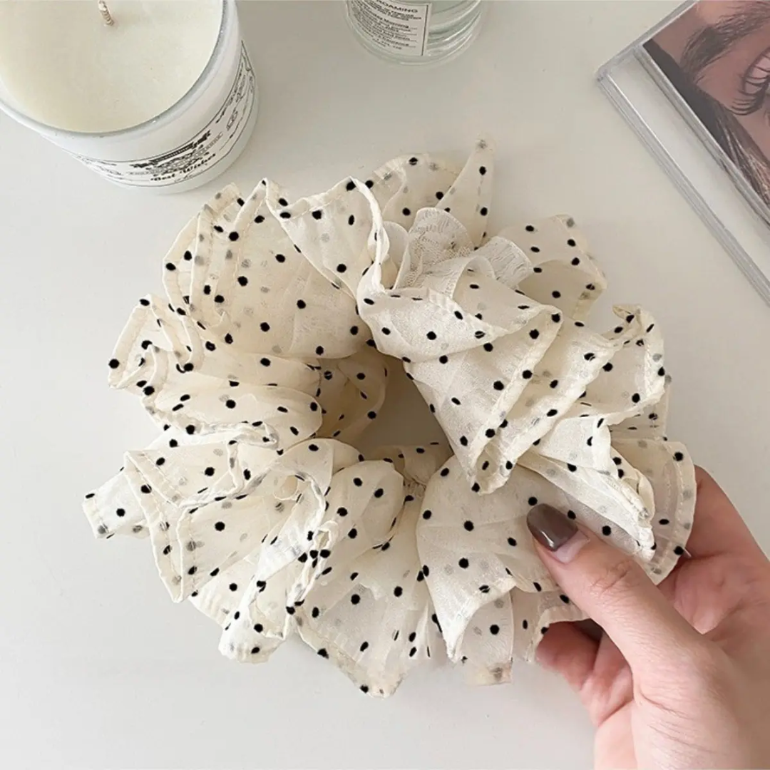 Polka Dot Big Scrunchie
