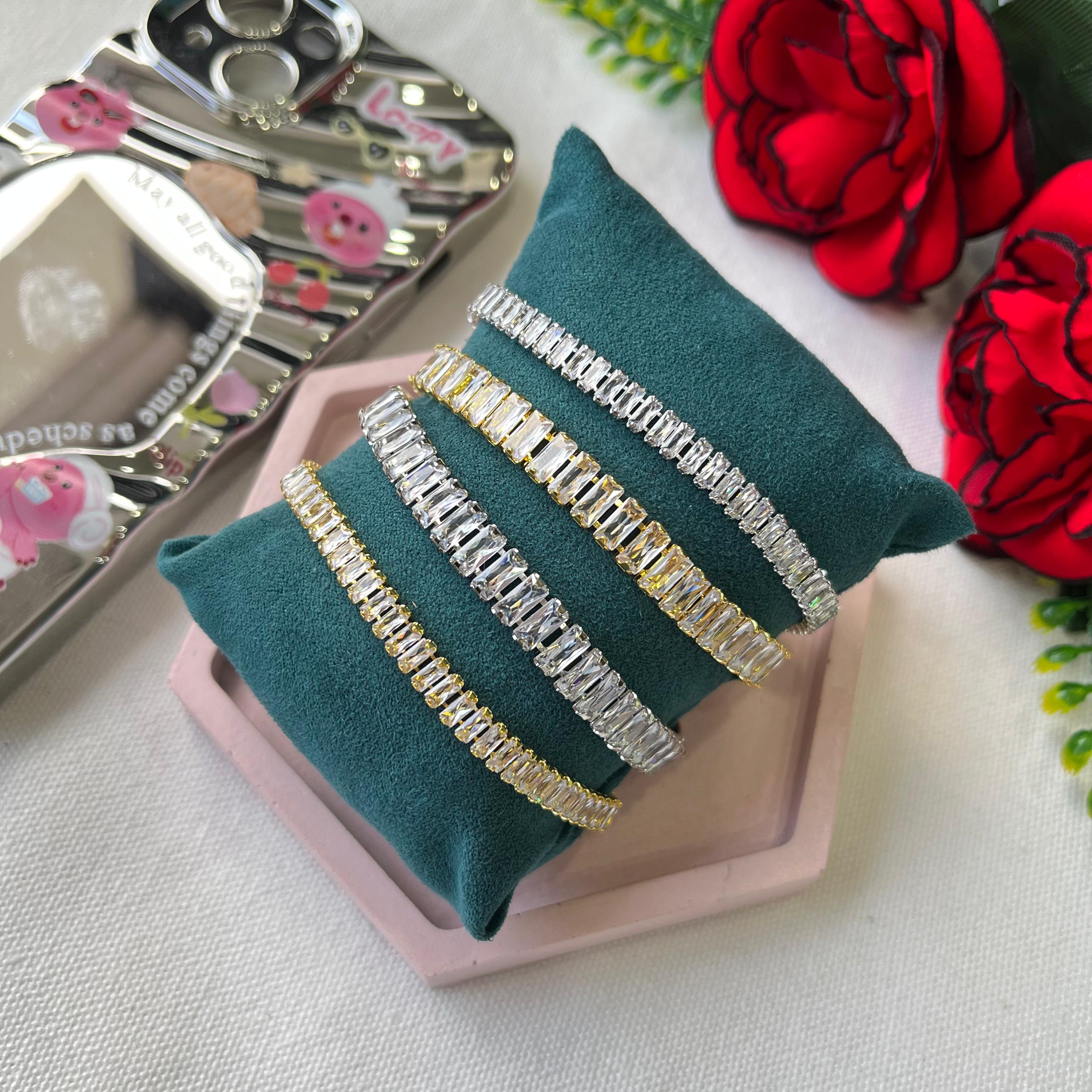 Icy Tennis Diamond Bracelets