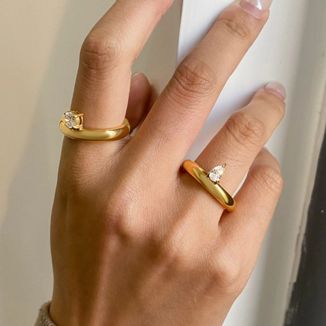 Yani Stones Band Ring✨❤️
