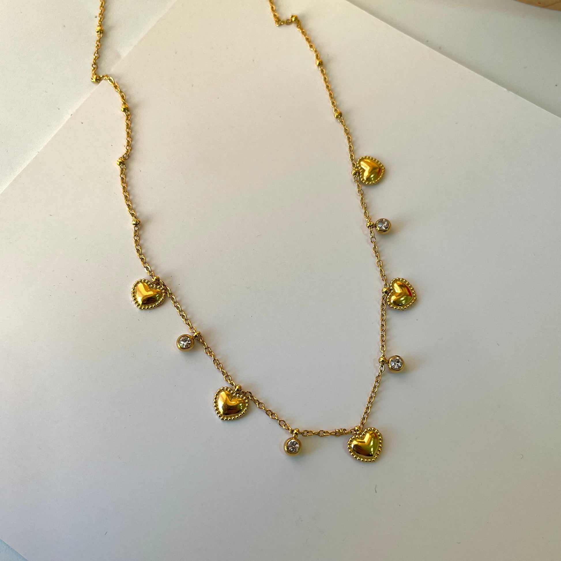 Jipin Heart Charm Necklace