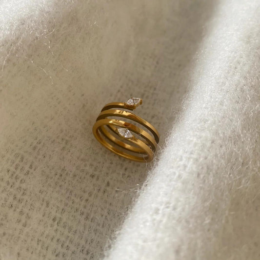 Kizani Twirl Gold Ring✨❤️
