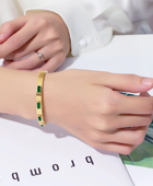 Rihu Green Stone Cuff✨