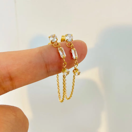 Montana Hanging Diamond Earrings