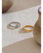 Greisha Mini Solitaire Gold Ring