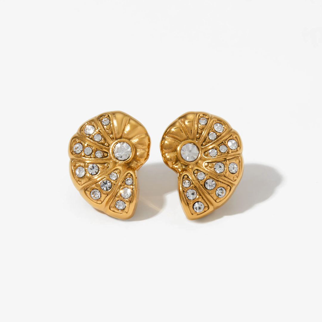 Allure Shell Diamond Earrings