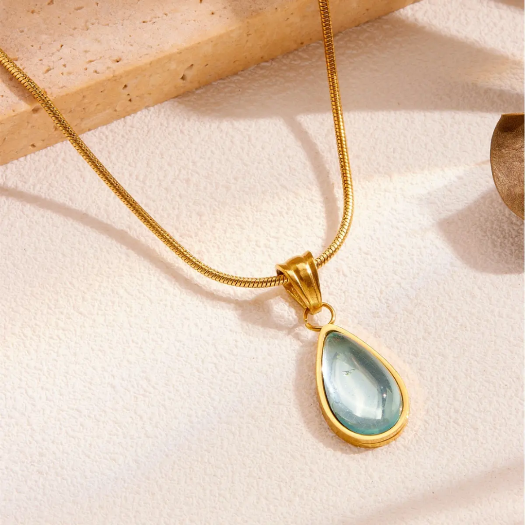 Magical Blue Stone Necklace