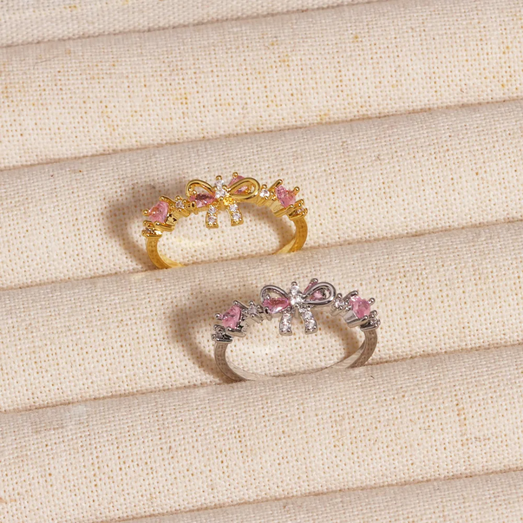 Ribbon Cute Bow Rings