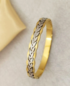 Ahana Leaf Dual Colour Cuff