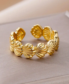 Mini Shell Gold Ring