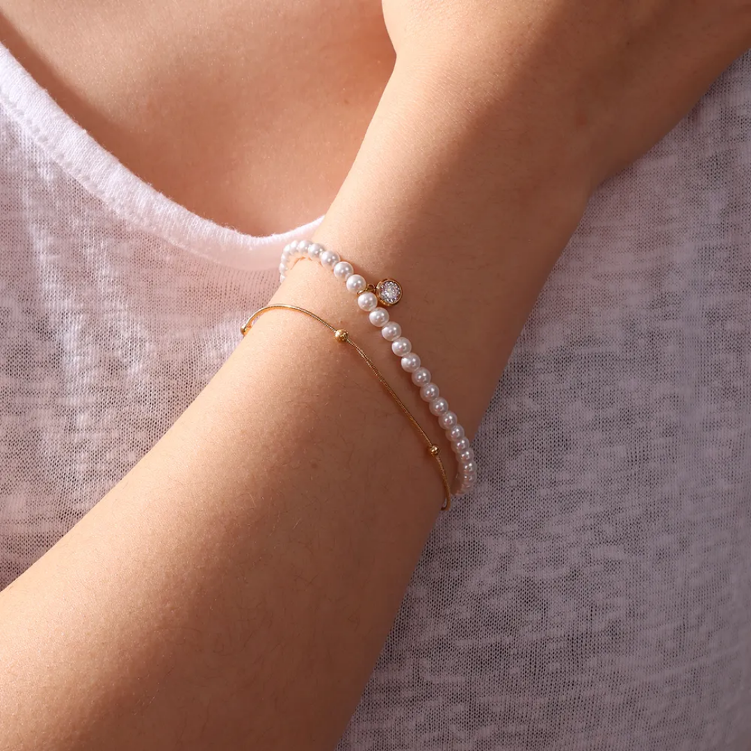 Dutil Pearl Layered Bracelet✨