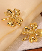 Four Petal Flower Earrings
