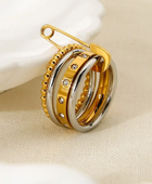 Mouni Stackable Pin Ring