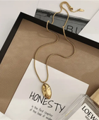 Face off Gold Necklace✨