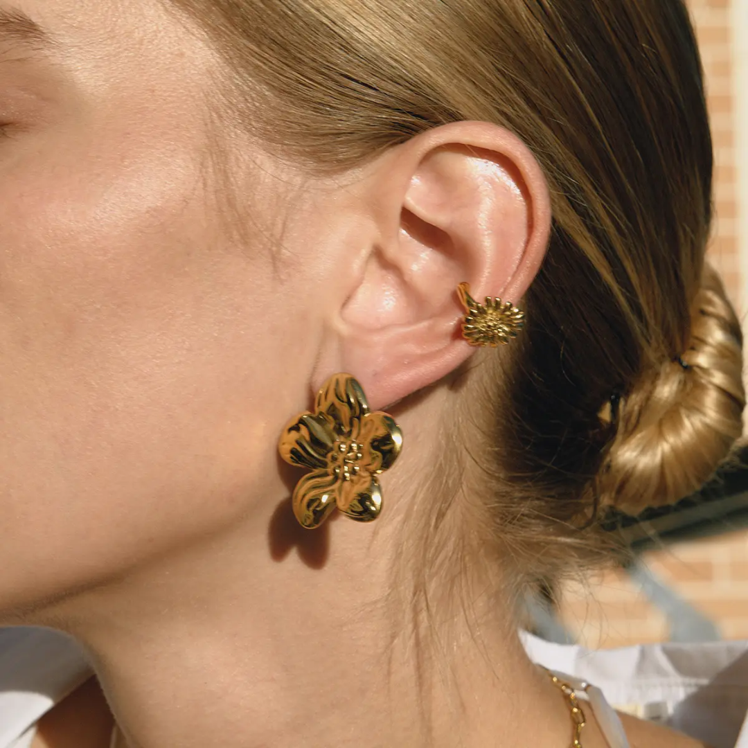 Fuzi Sunflower Earcuffs