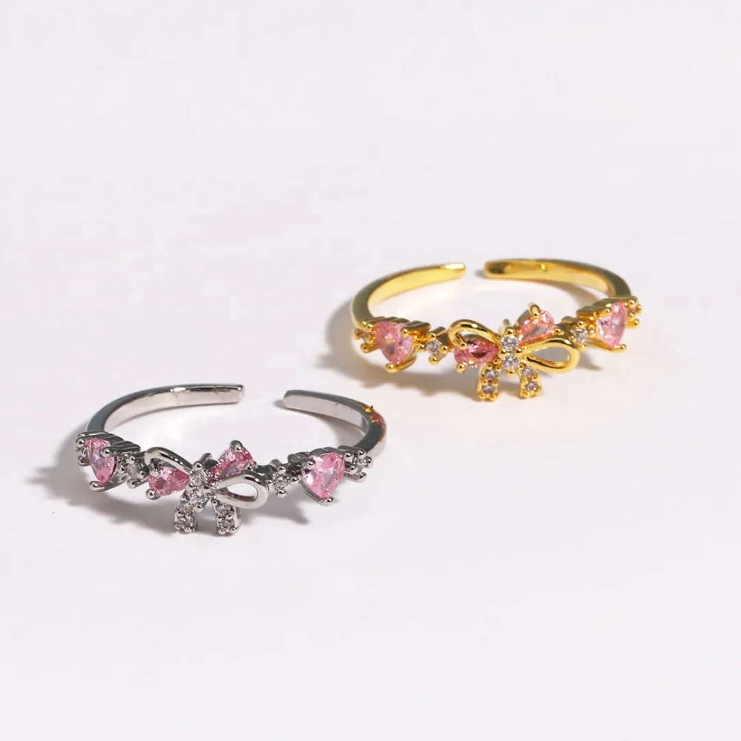 Ribbon Cute Bow Rings