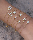 Olivia Palm Tree Dainty Bracelet