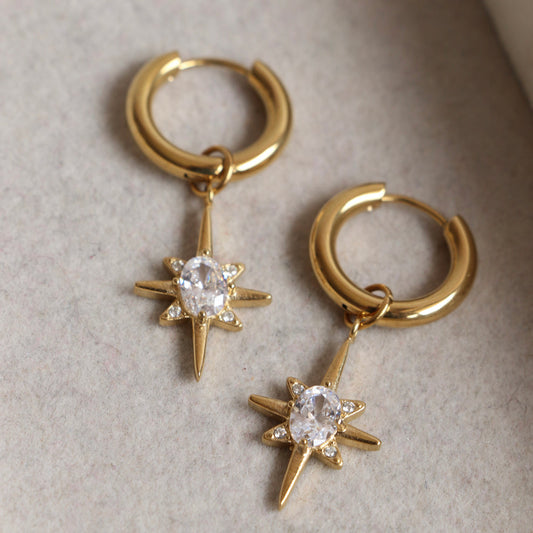 Jubilna Starlight Gold Earrings✨