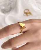 Rubie Butterfly Gold Ring✨
