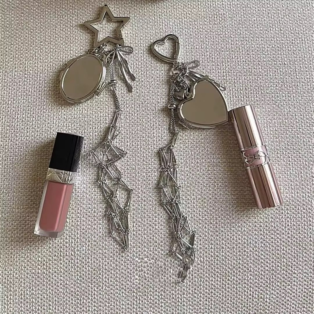 Soft Girlie Lipstick Holder Keychain