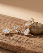 Ilora Flower Diamond Earrings✨