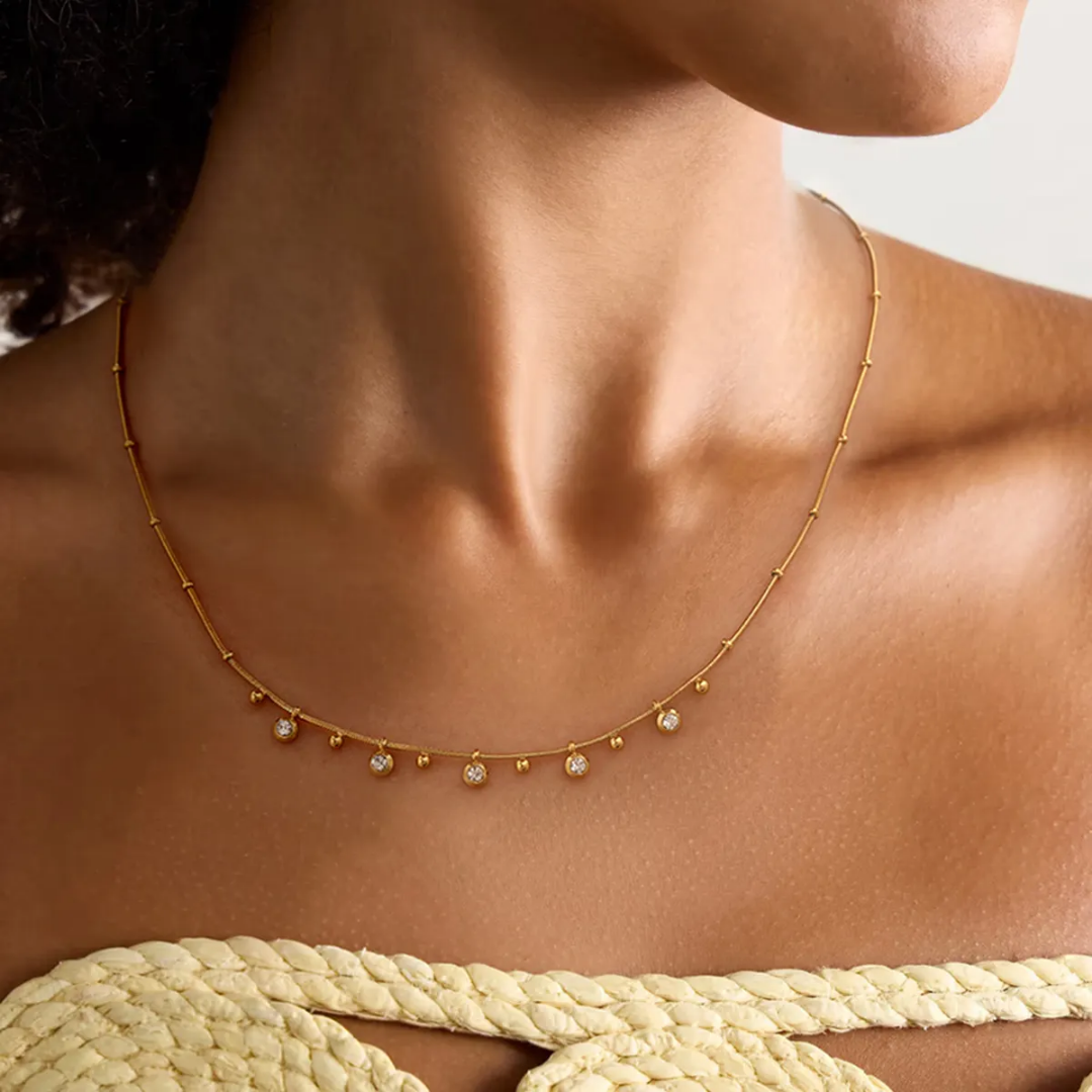 Kiya Dainty Diamond Necklace✨❤️