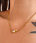 Hosana Drop Diamond Twisted Necklace