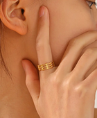 Lavish Layered Gold Ring