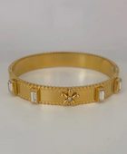 Bliss Flower Gold Cuff