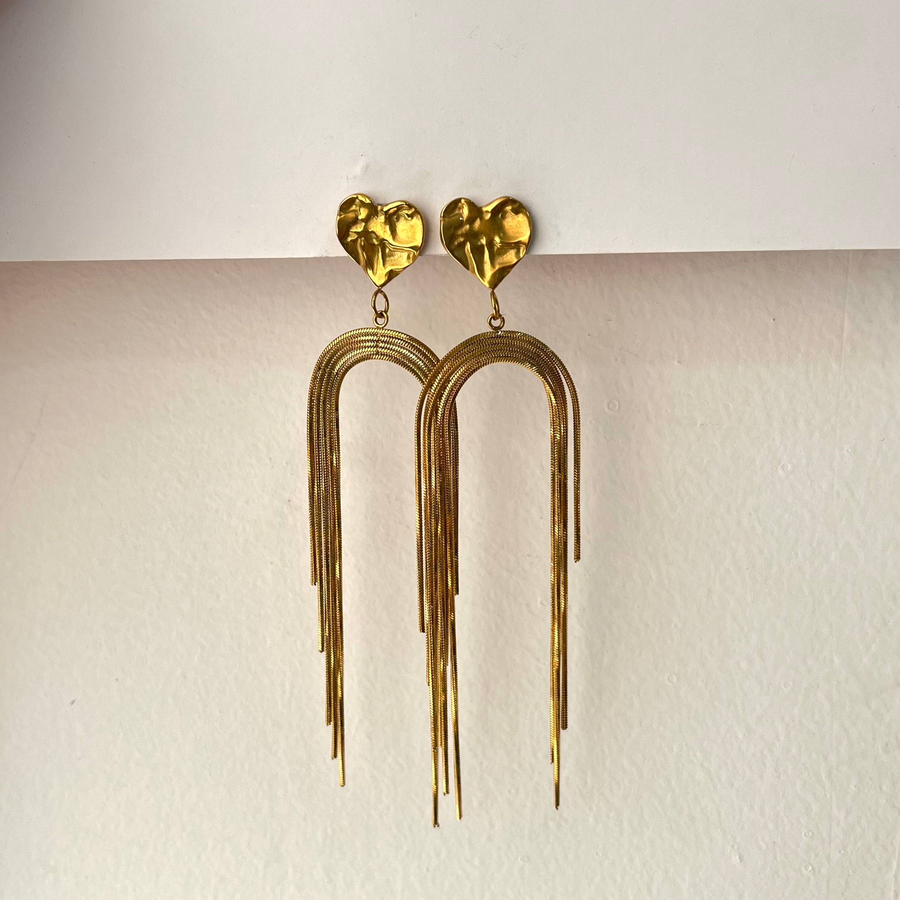 Valera Heart Statement Earrings
