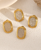 Raiyani Statement Square Earrings